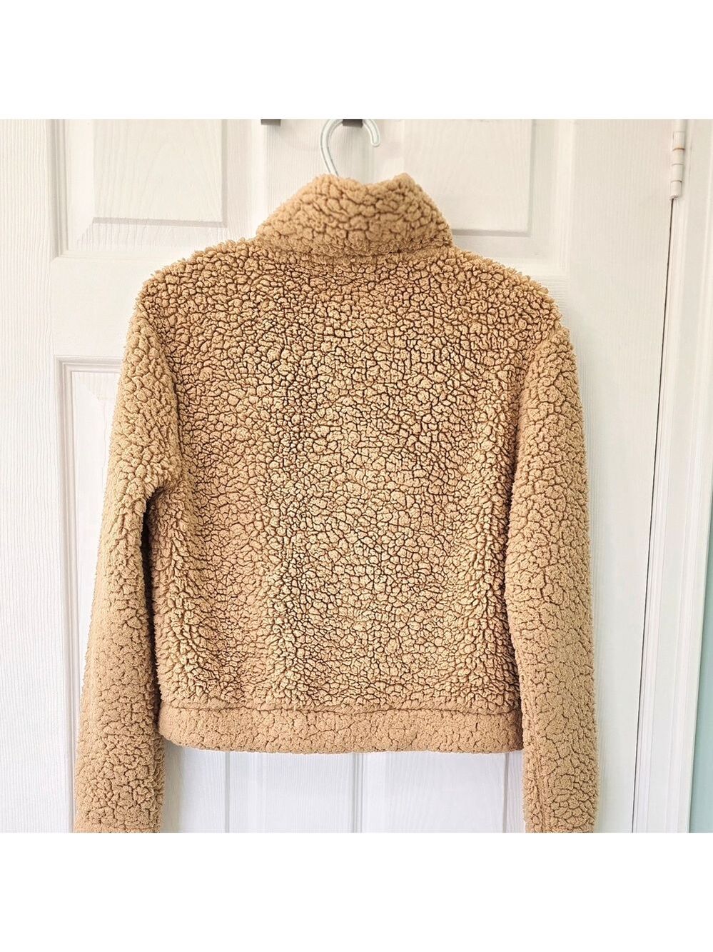 Garage Women's Sherpa Cowl Sweatshirt Sweater Size S Petite - Picture 2 of 10